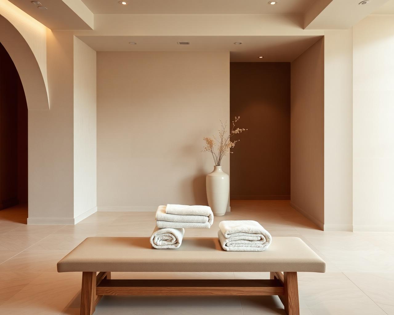 Calm spa lounge